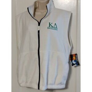New Kappa Delta Fleece Vest Jacket Size M Texas Tech University